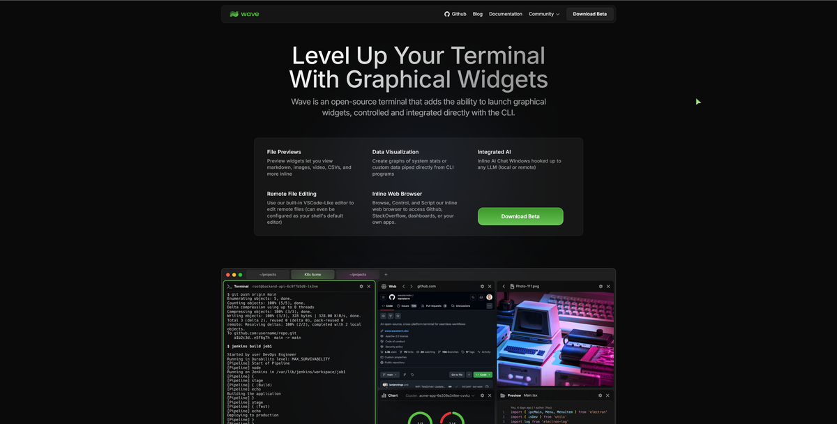 Wave Terminal: An Open-Source, Cross-Platform Terminal Revolutionizing Command Line Interaction